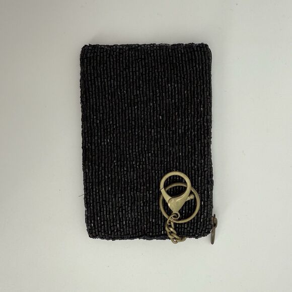 Mary Frances Touch Up Lipstick Beaded Pouch Coin Purse Designer - Picture 6 of 9